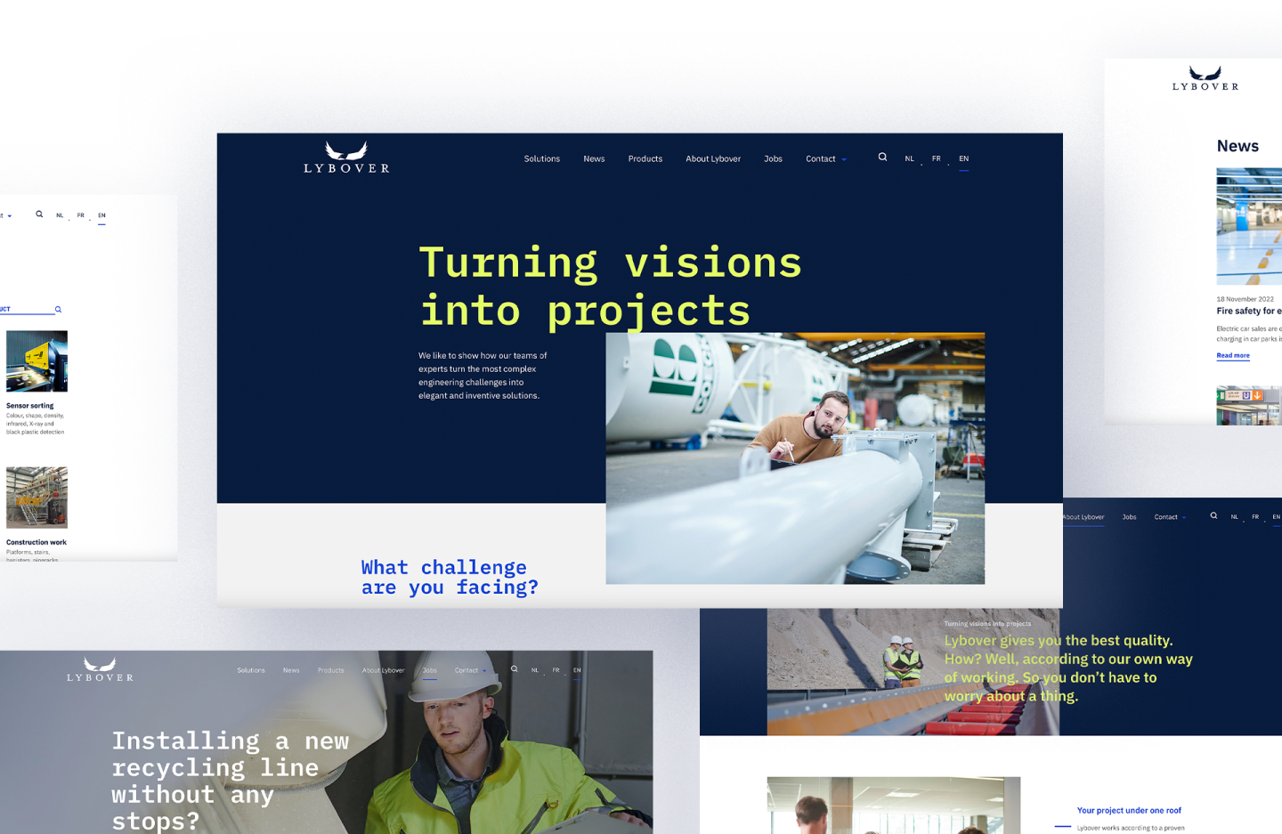Quelques-uns de nos projets web